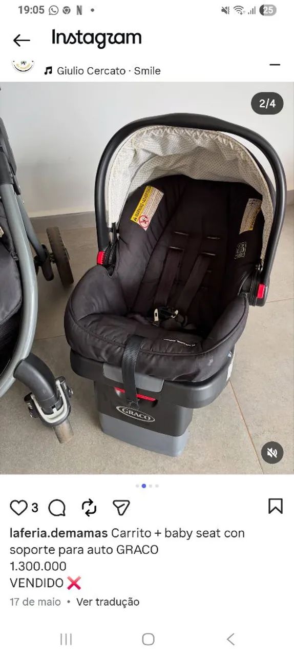 Carrinho de bebe Graco - Foto 5