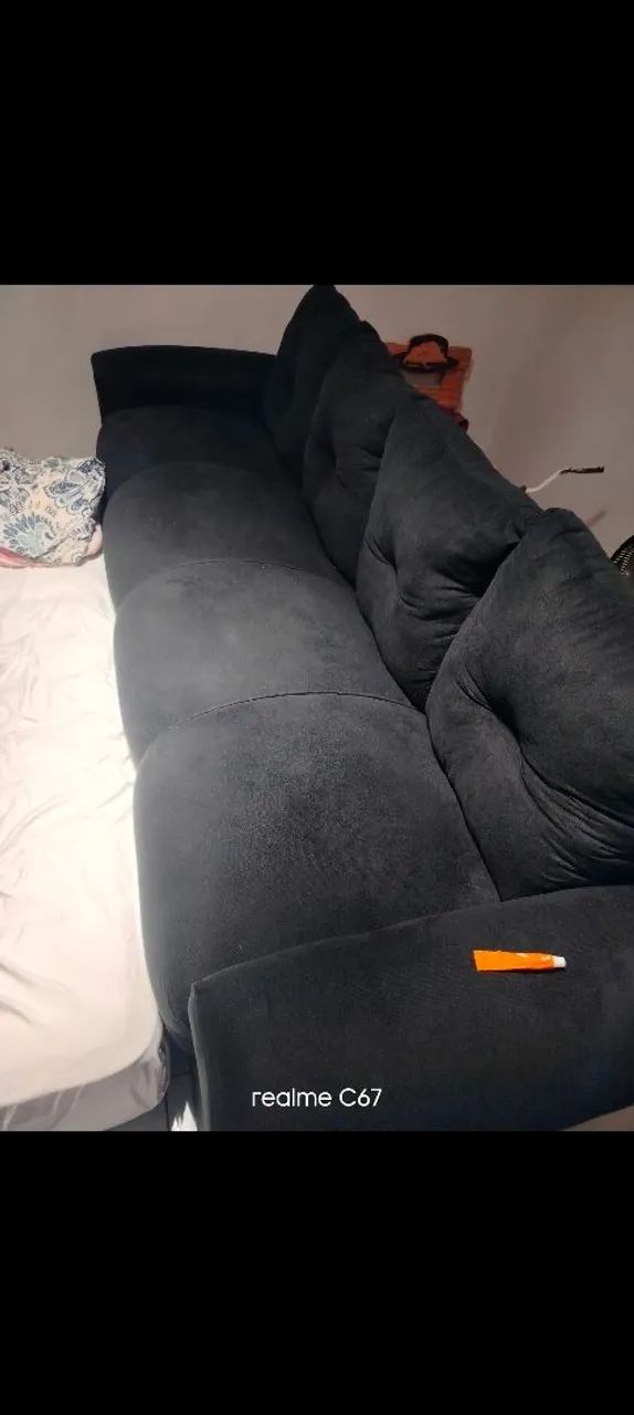 Sofá com puff