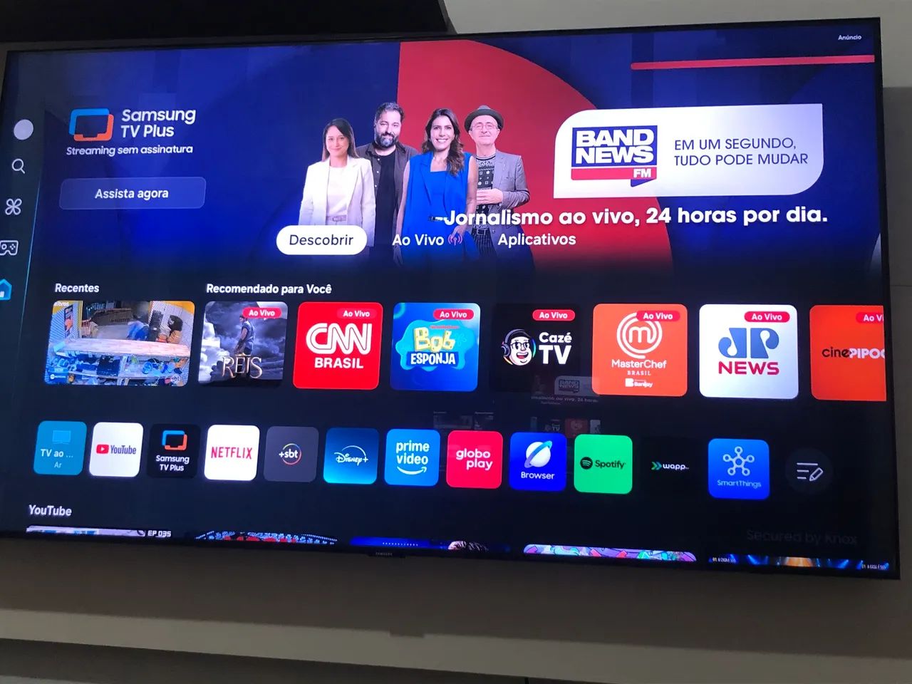 Smart TV 58" Samsung Crystal UHD 4K
