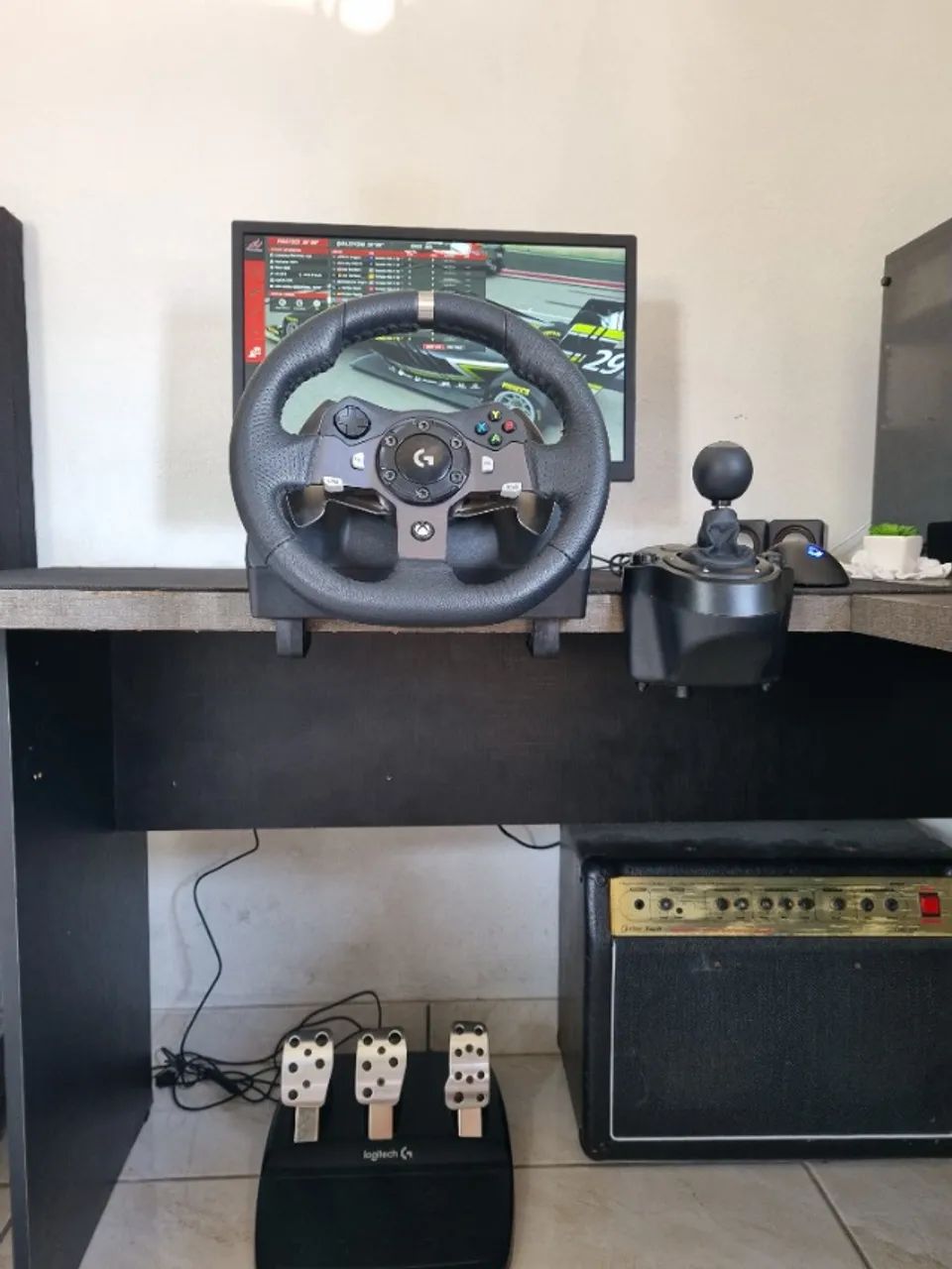 Volante Logithec G920 + Câmbio e Pedais inclusos - Foto 2