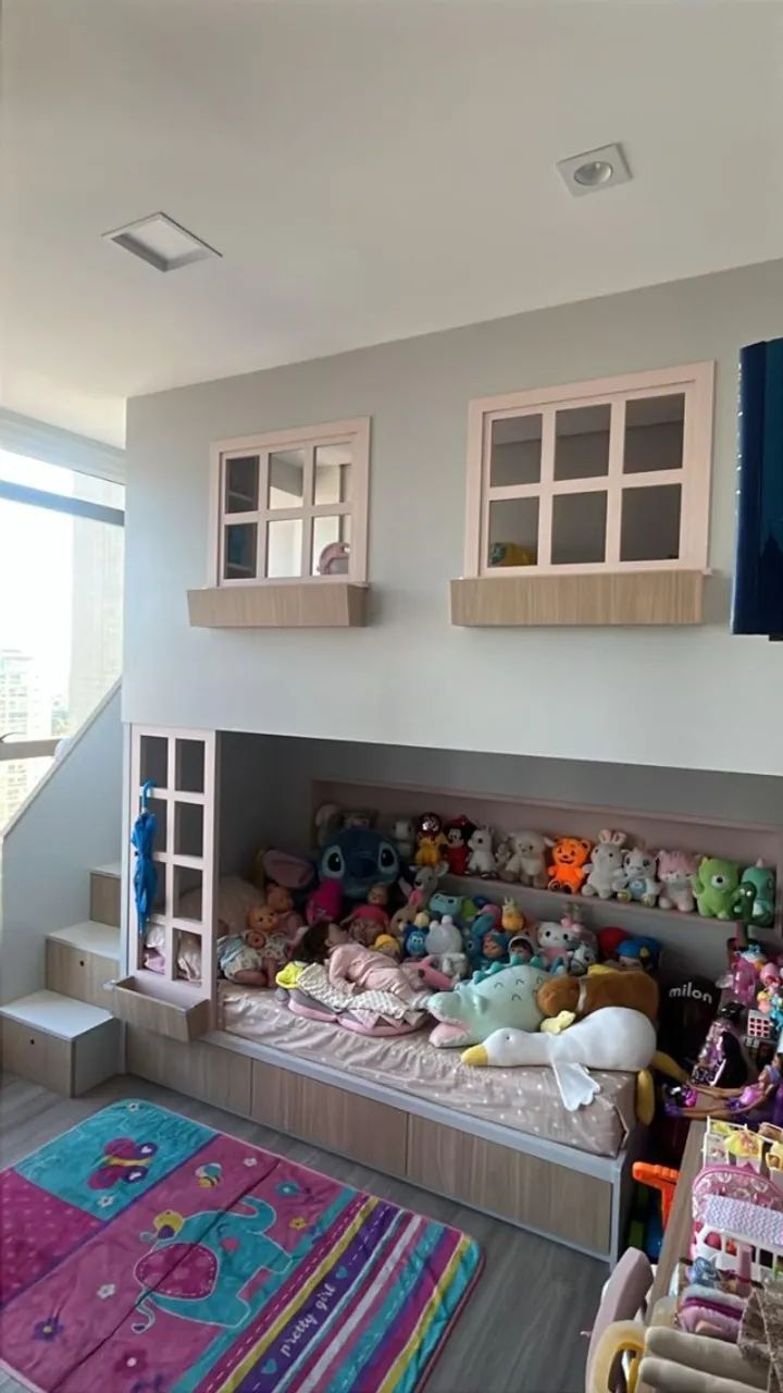 Quarto MDF infantil casinha - Foto 3