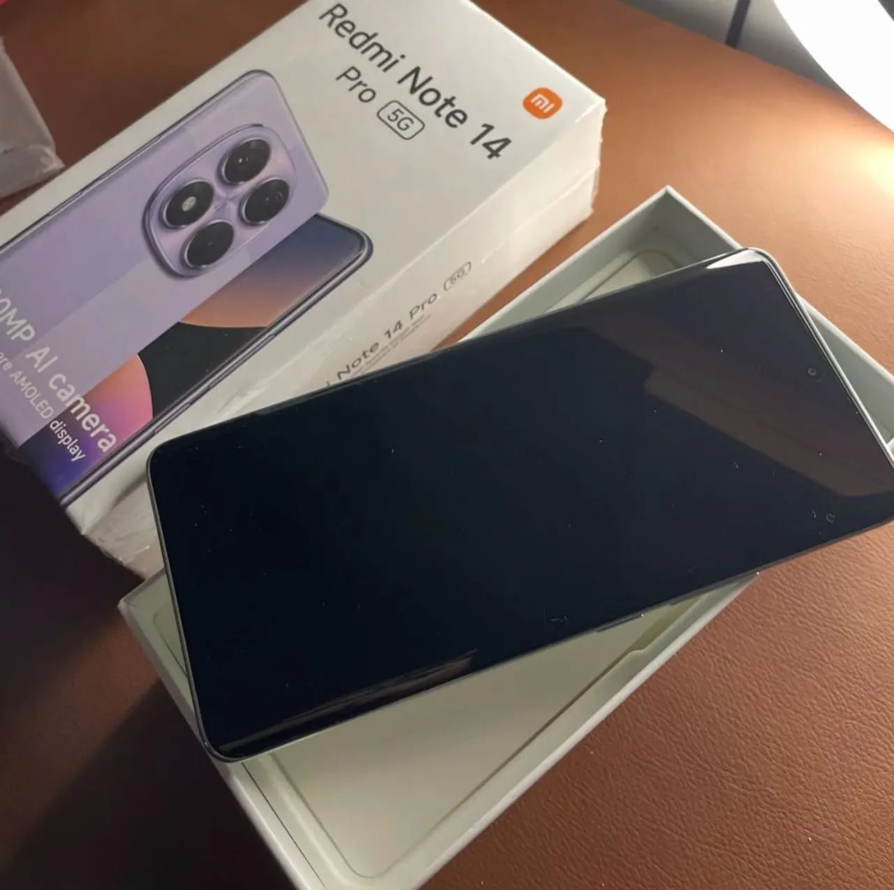 XIAOMI NOTE 14 PRO 5G/ 256GB - CÂMERA DE 200MP COMPLETO COM NF - Foto 5