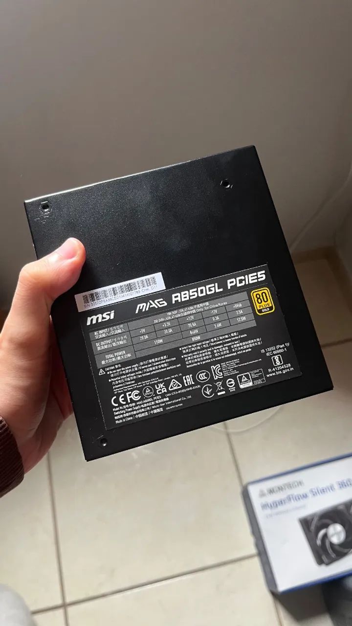 Fonte 850w MSI MAG GL - Foto 5