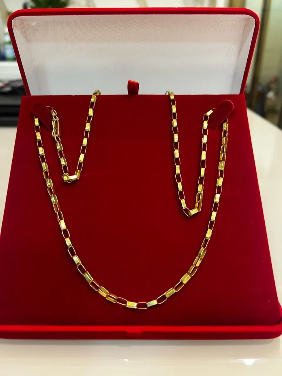 Cordão de ouro 18k, 70 cm, 14,7 g - Foto 2