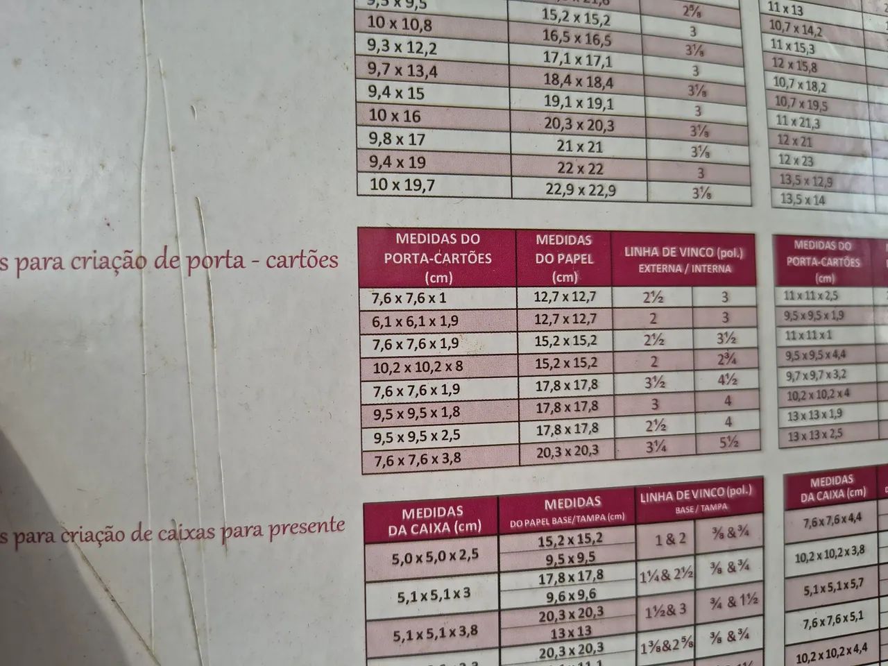 Base para vinco - embalagem, artesanato  - Foto 5
