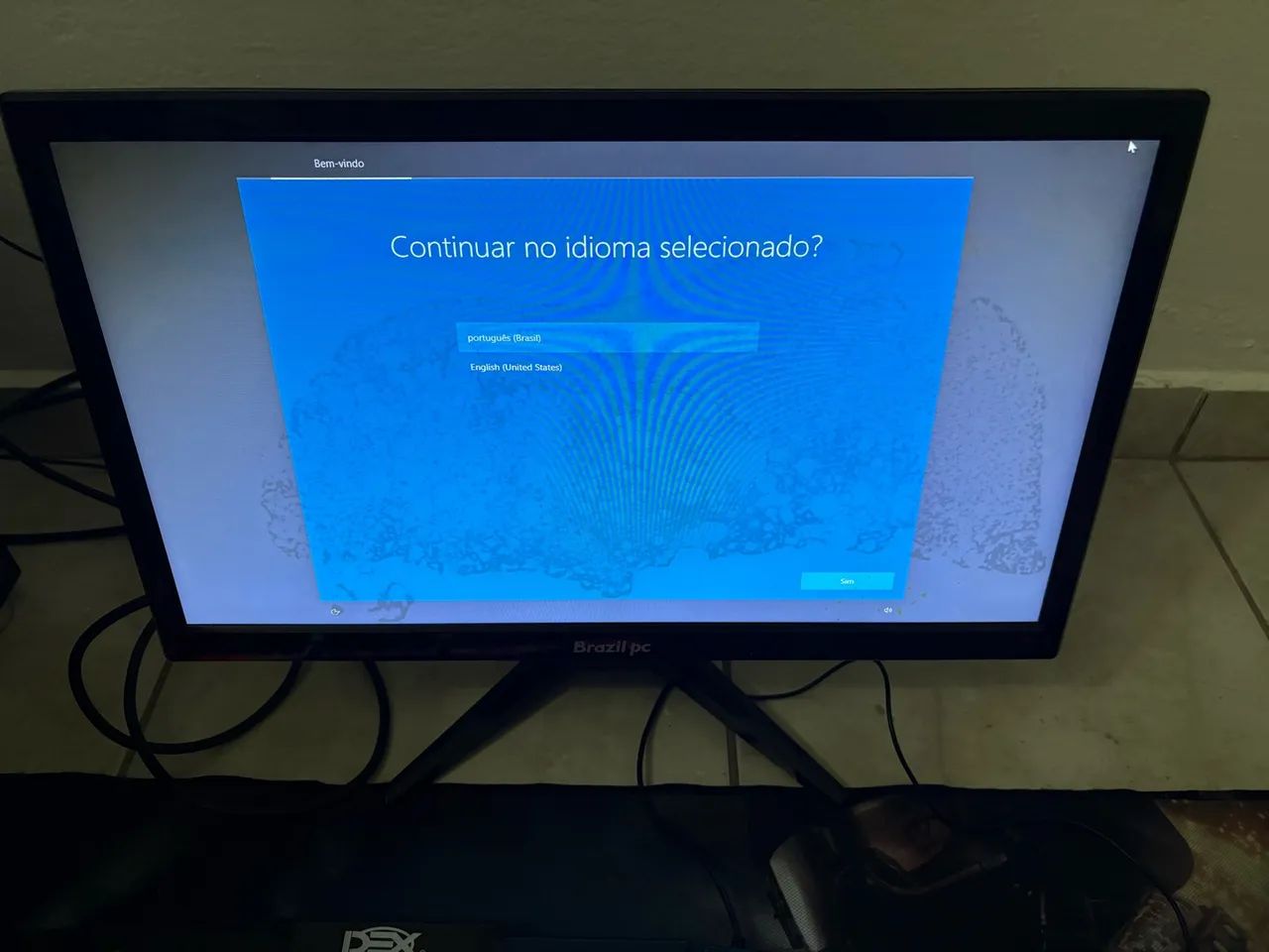 CPU com monitor, teclado, mouse e mousepad - Foto 5