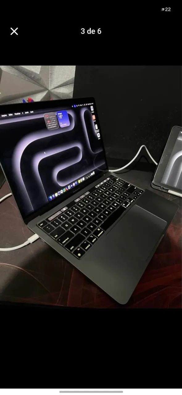 MacBook M1 Pro com Touchbar (troco por iphone 15 pro max e pro) - Foto 3