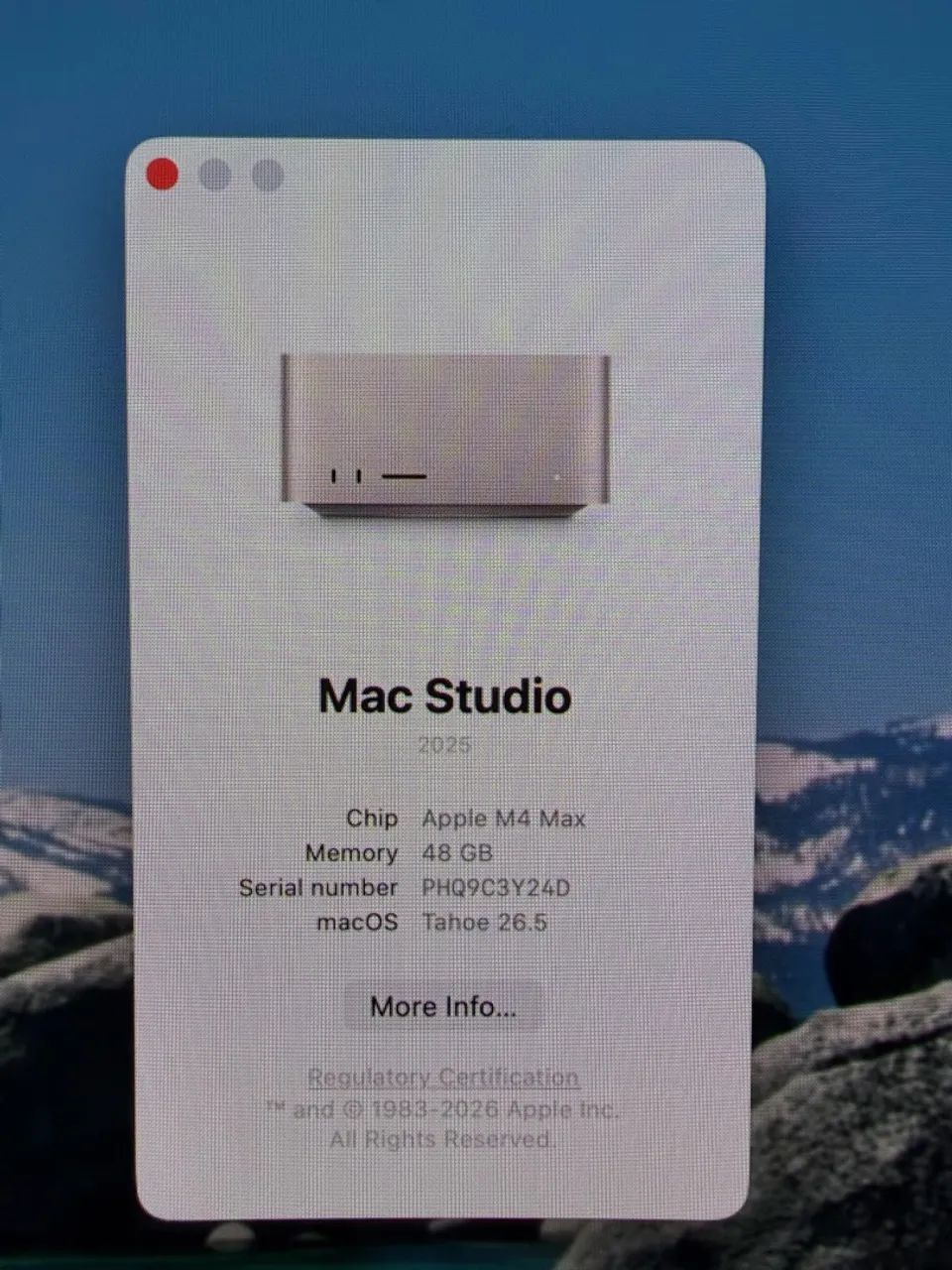 Mac Studio M4 Max 1TB/48GB Apple Care 2027 - Foto 3