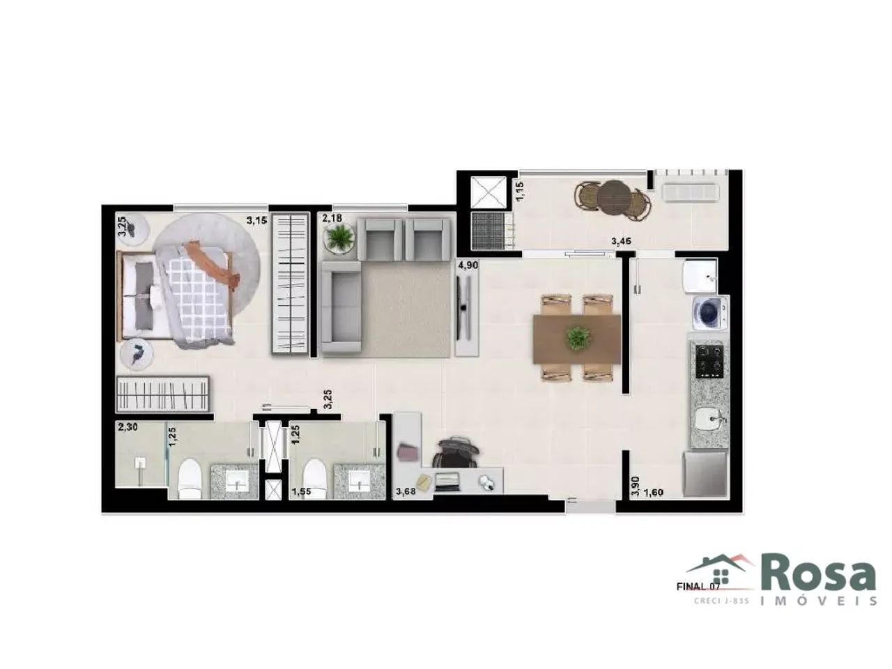 Apartamento para venda GRANDE TERCEIRO Cuiabá - Foto 5