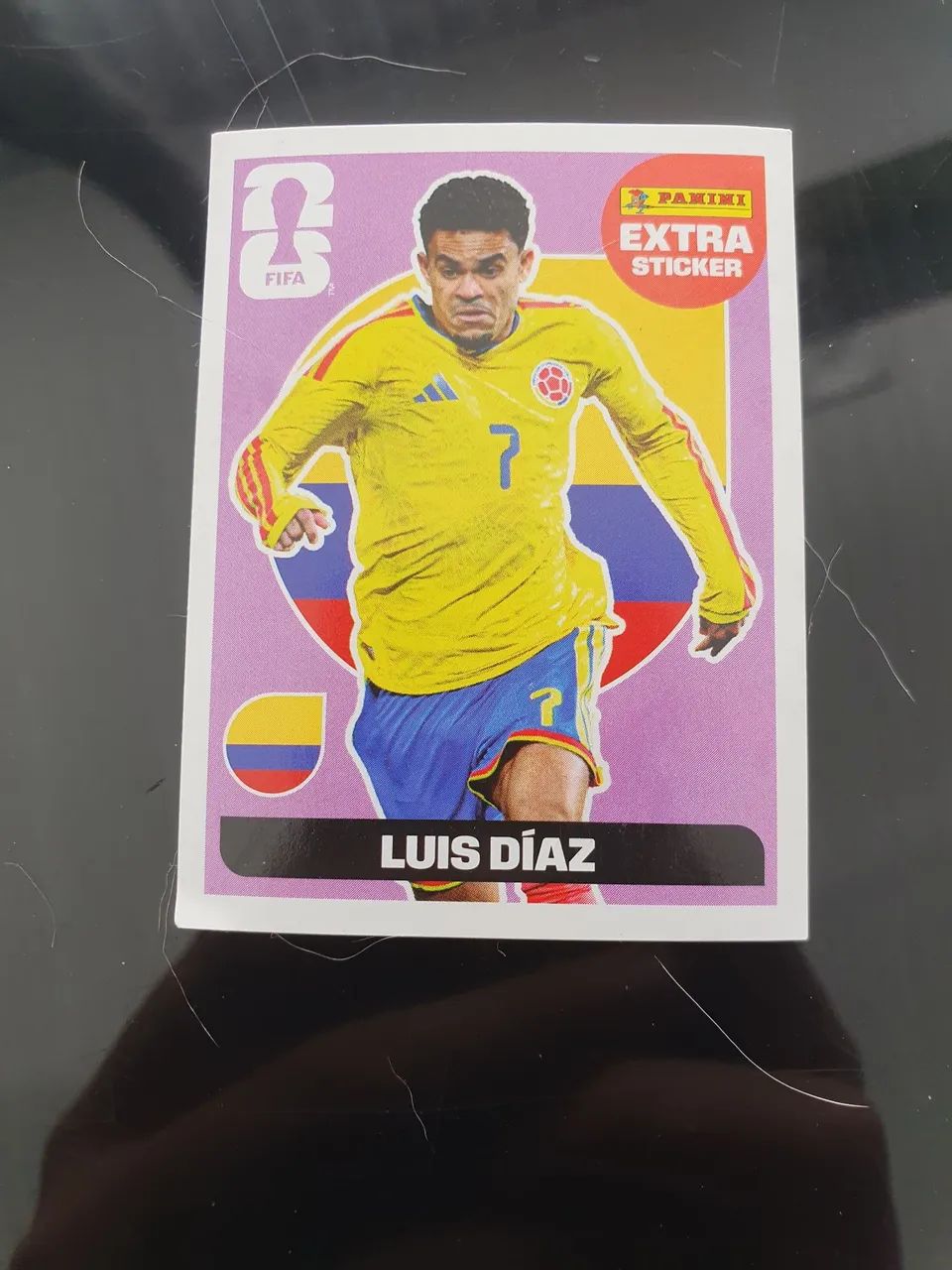 Figurinha Legend Copa 2026 Luis Diaz Roxo