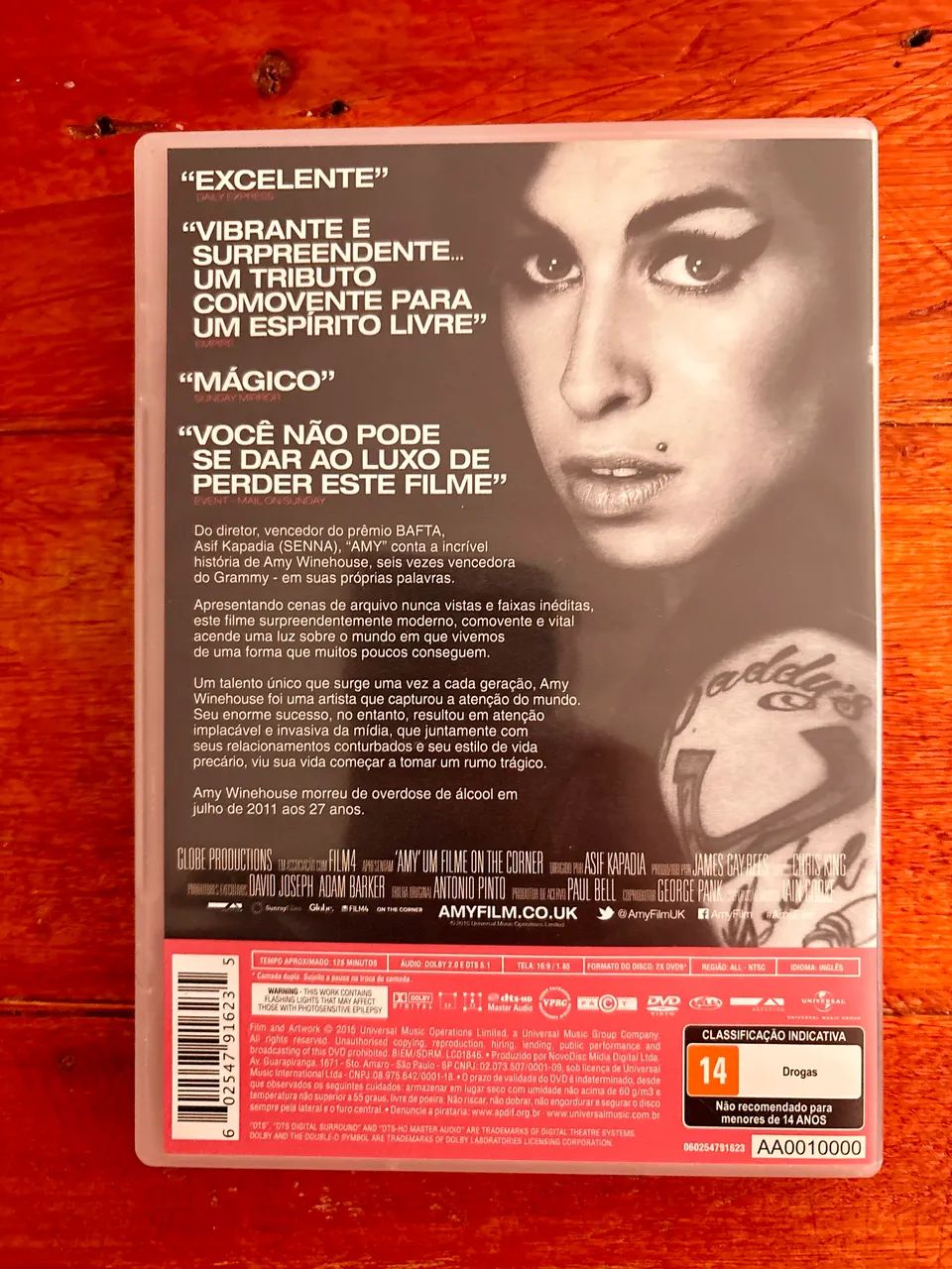 dvd amy documentário duplo - Foto 3