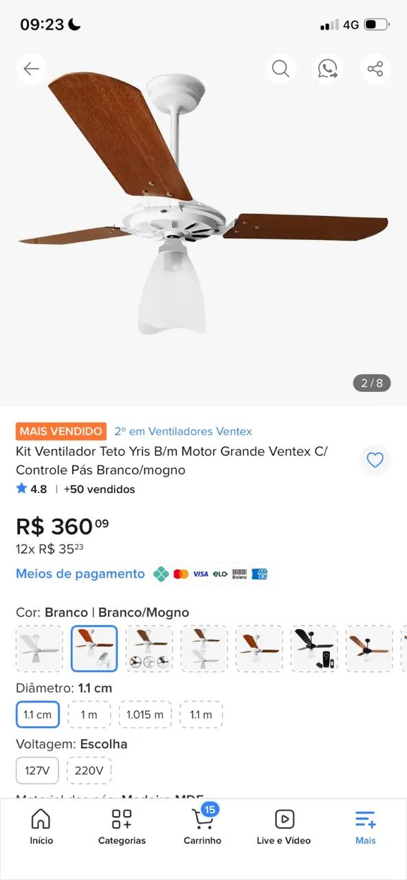 Ventilador  - Foto 2