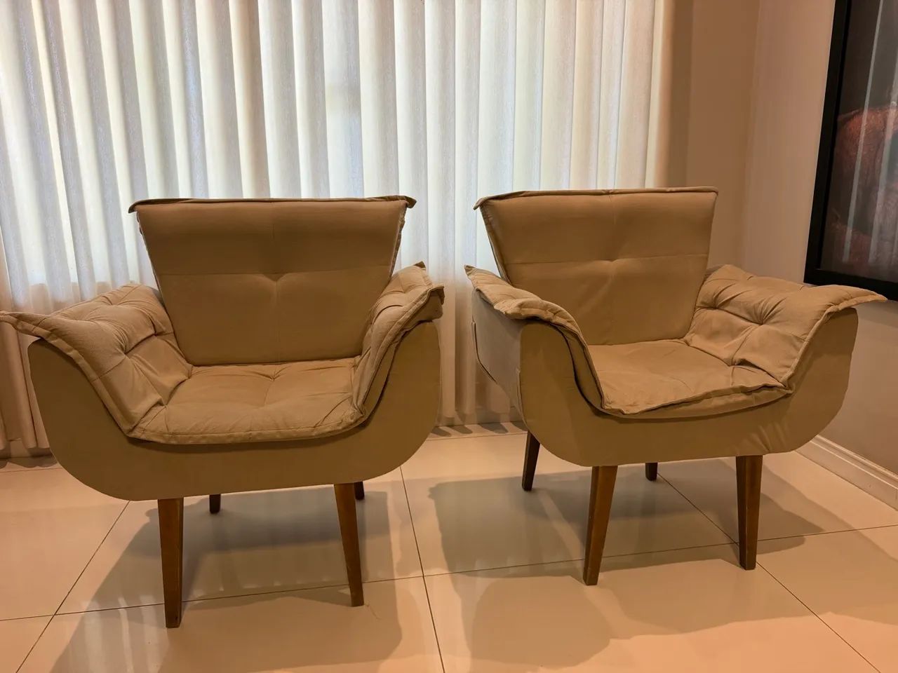 Vendo duas poltronas em excelente estado. 500,00 as duas  - Foto 2