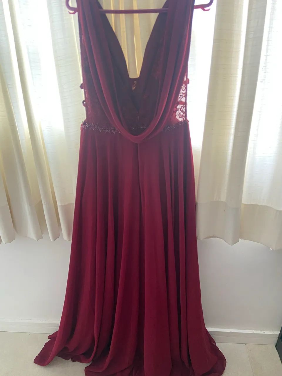 Vestido Marsala da Blessed Ateliê - Foto 3