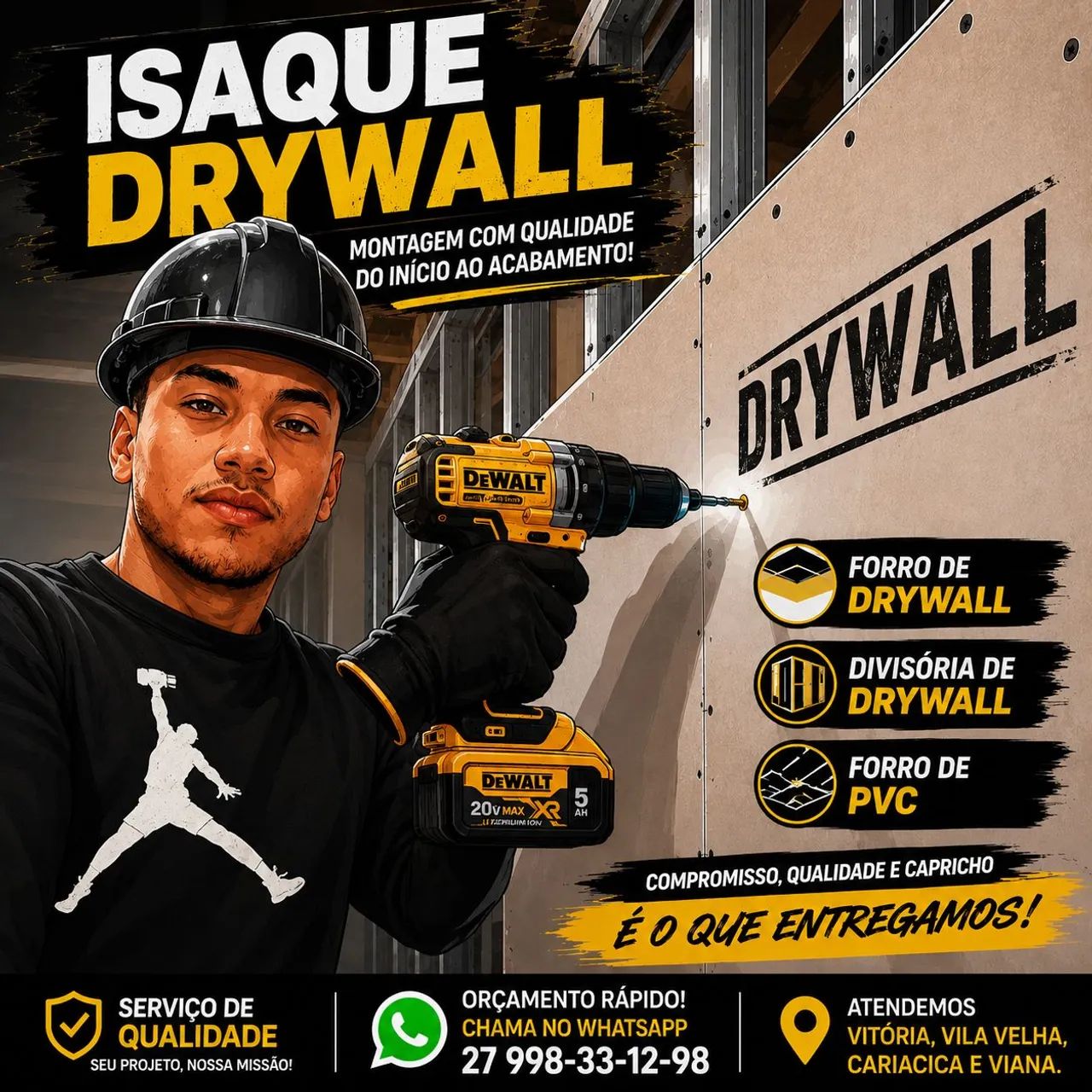 Drywal profissional gesso _forros ,paredes,e Divisórias 