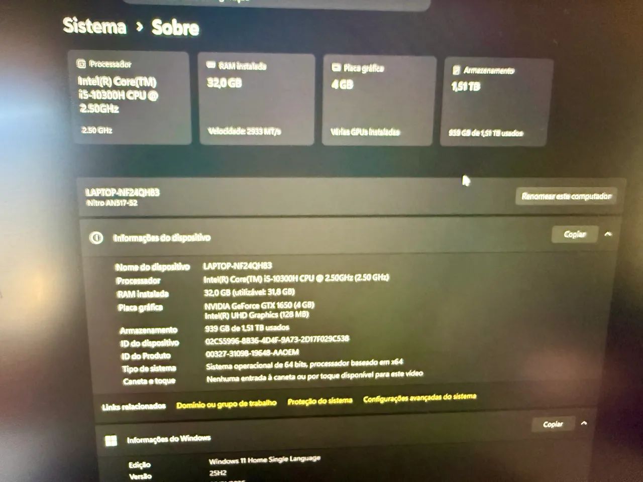 Notbook Acer Nitro 5 - Foto 3