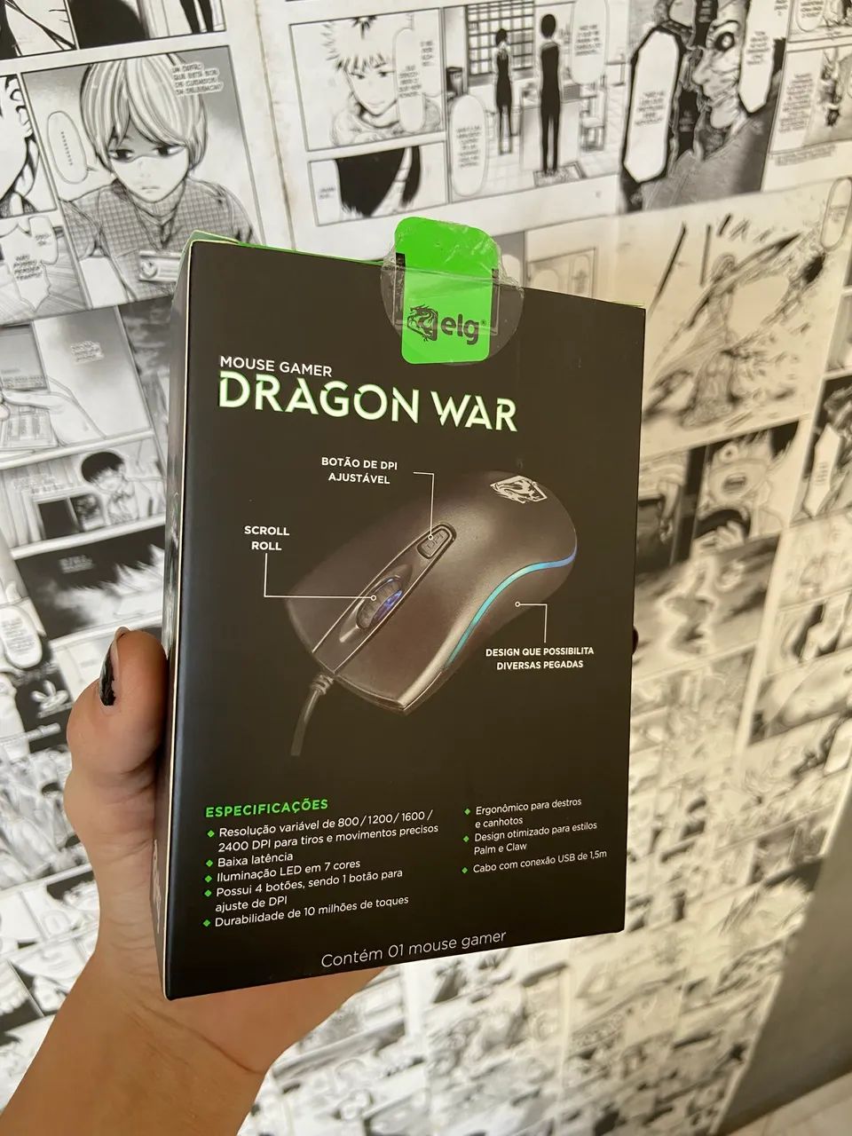 Mouse Gamer Dragon War - Foto 2