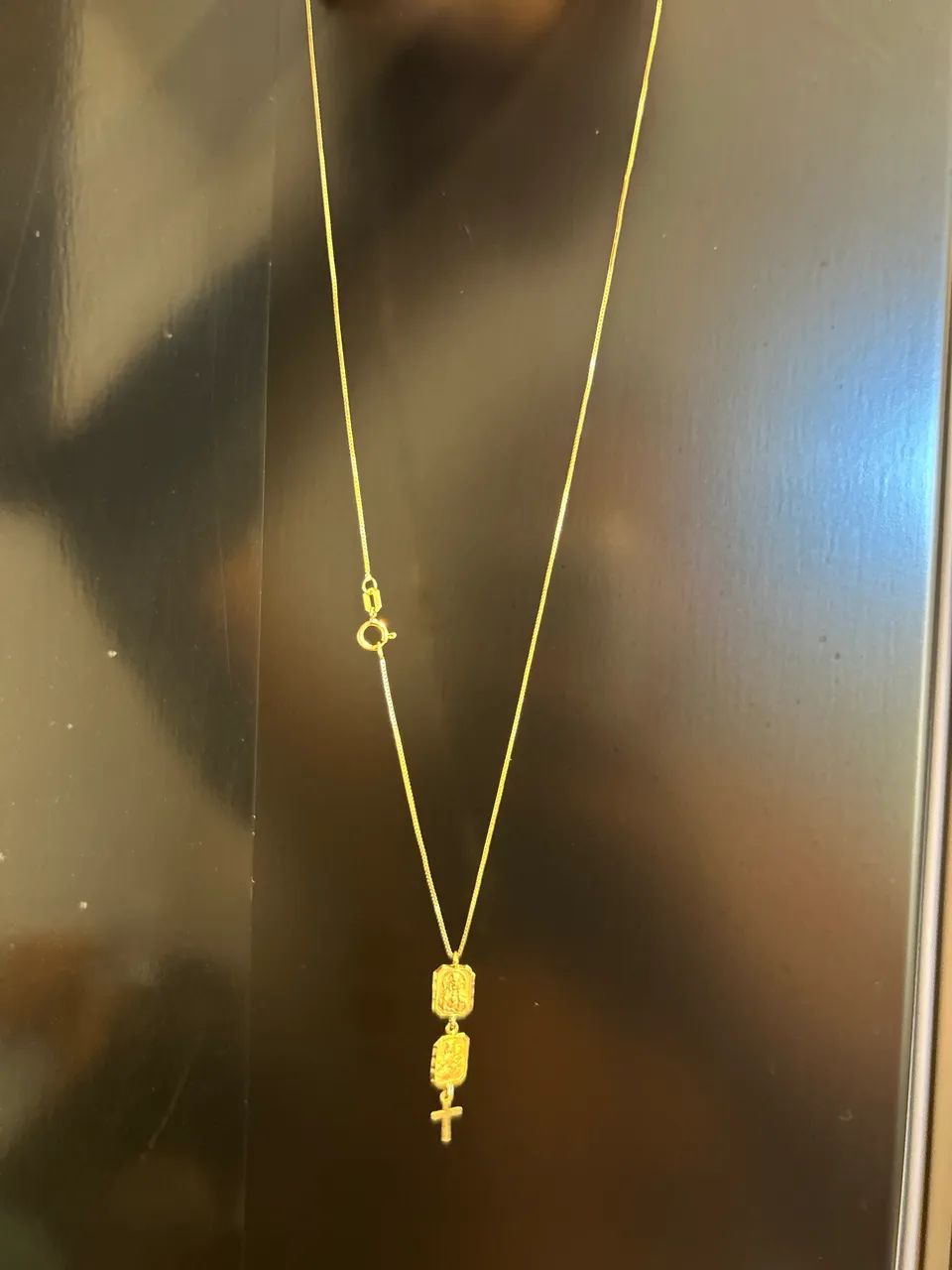 Cordão feminino ouro 750 - Foto 3