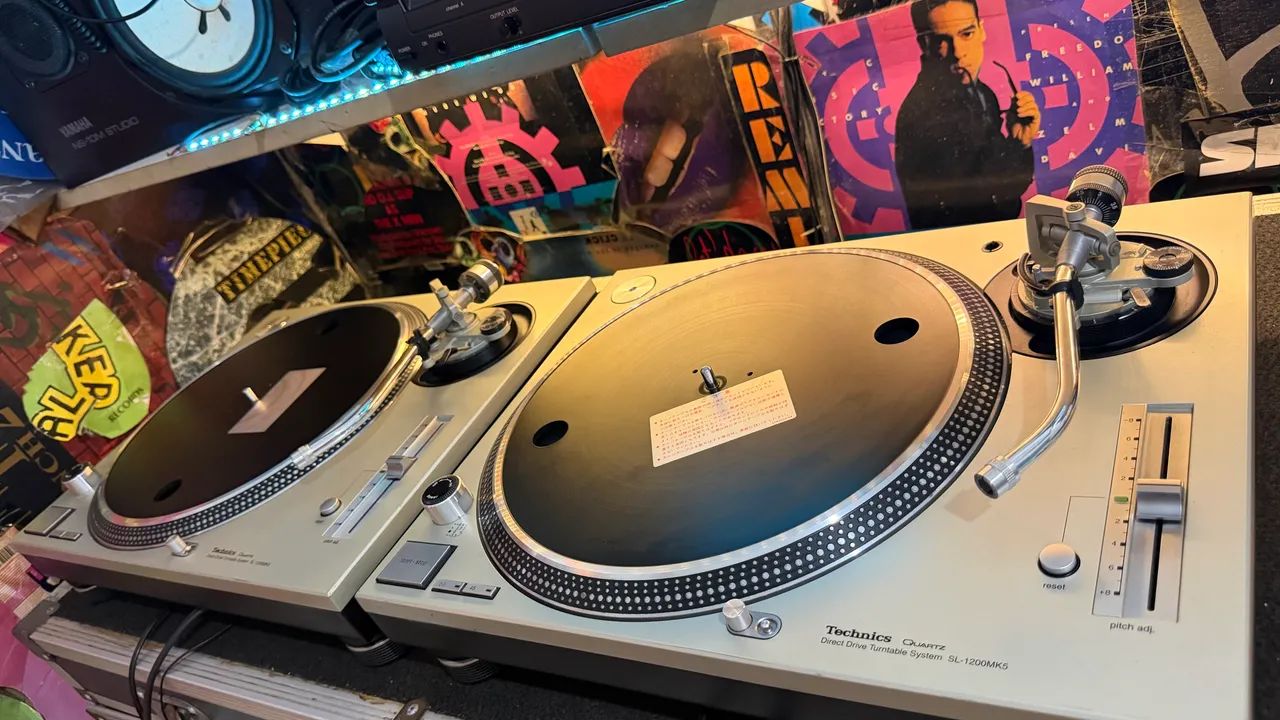 Technics sl 1200 mk5 japonesas o par - Aparelhos de Som