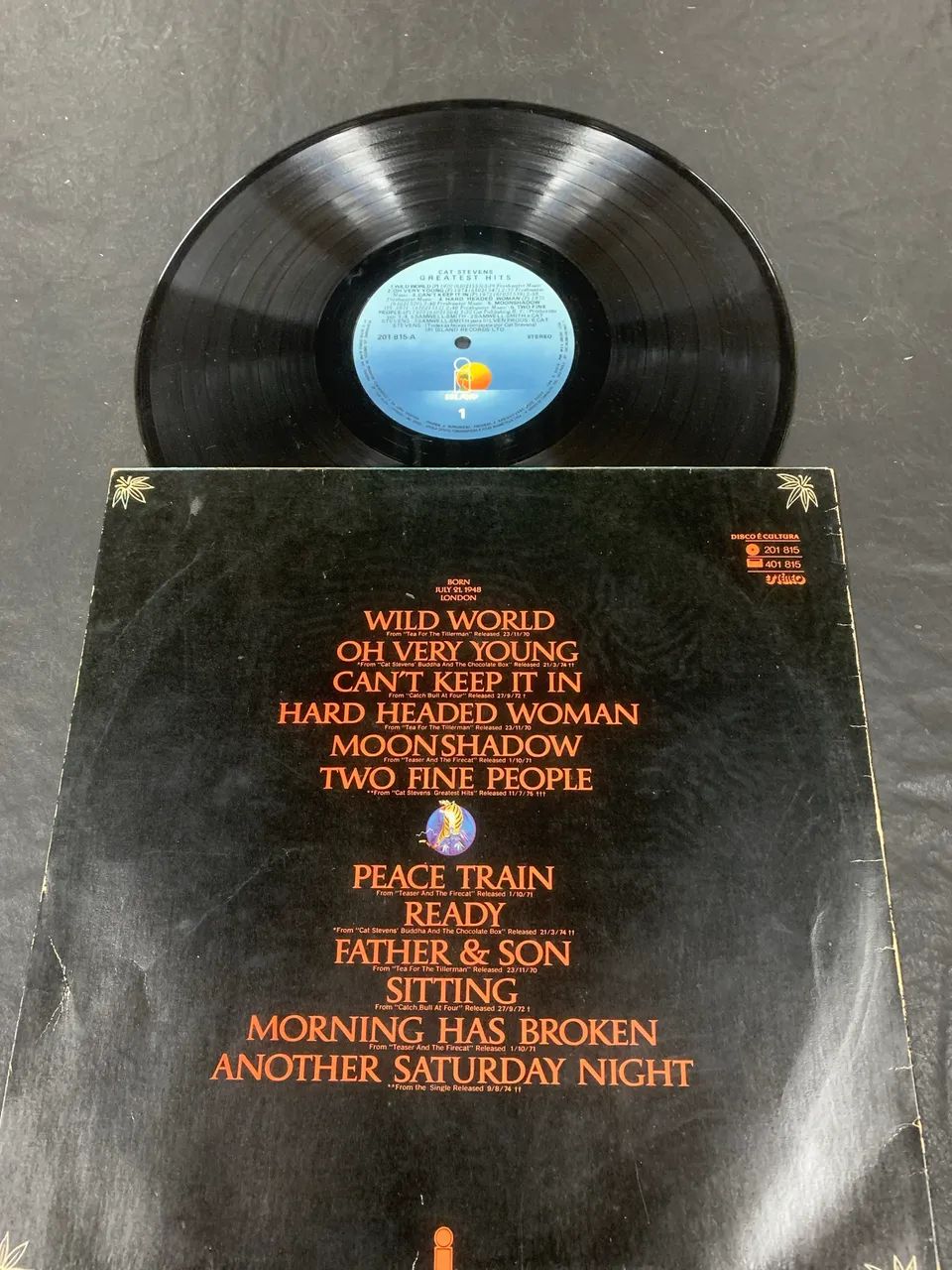 CAT STEVENS , Greatest Hits, 1975 em vinil  - Foto 2