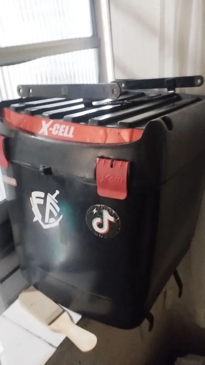 Baú e suporte para mottu - Foto 4