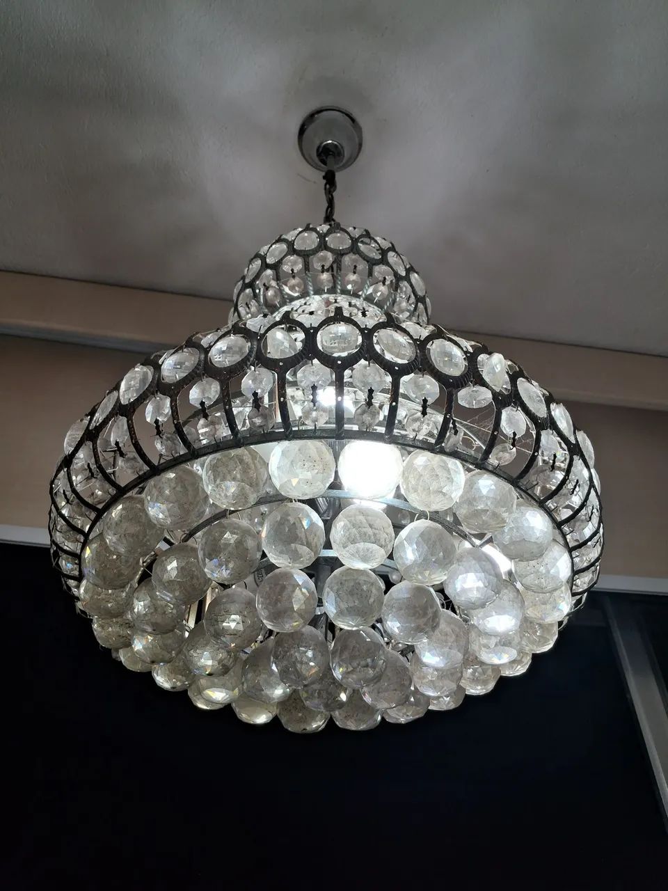 Lustre com bolas de cristal  - Foto 2