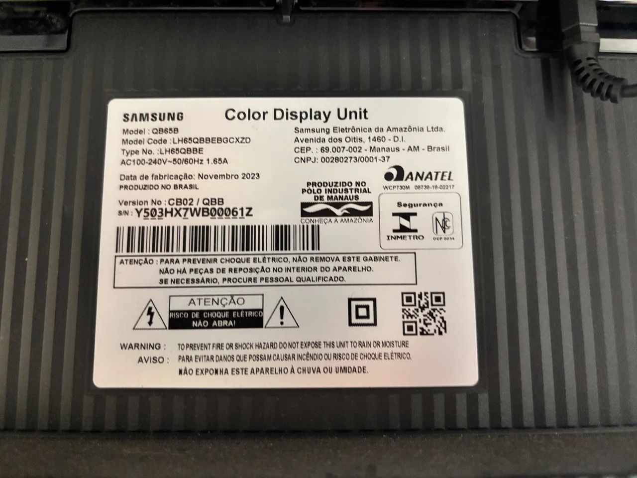 Monitor Samsung Seminovo 65 polegadas - Foto 5