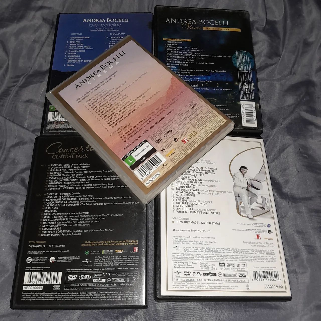 Kit 5 dvds e cd Andrea bocelli - Foto 4