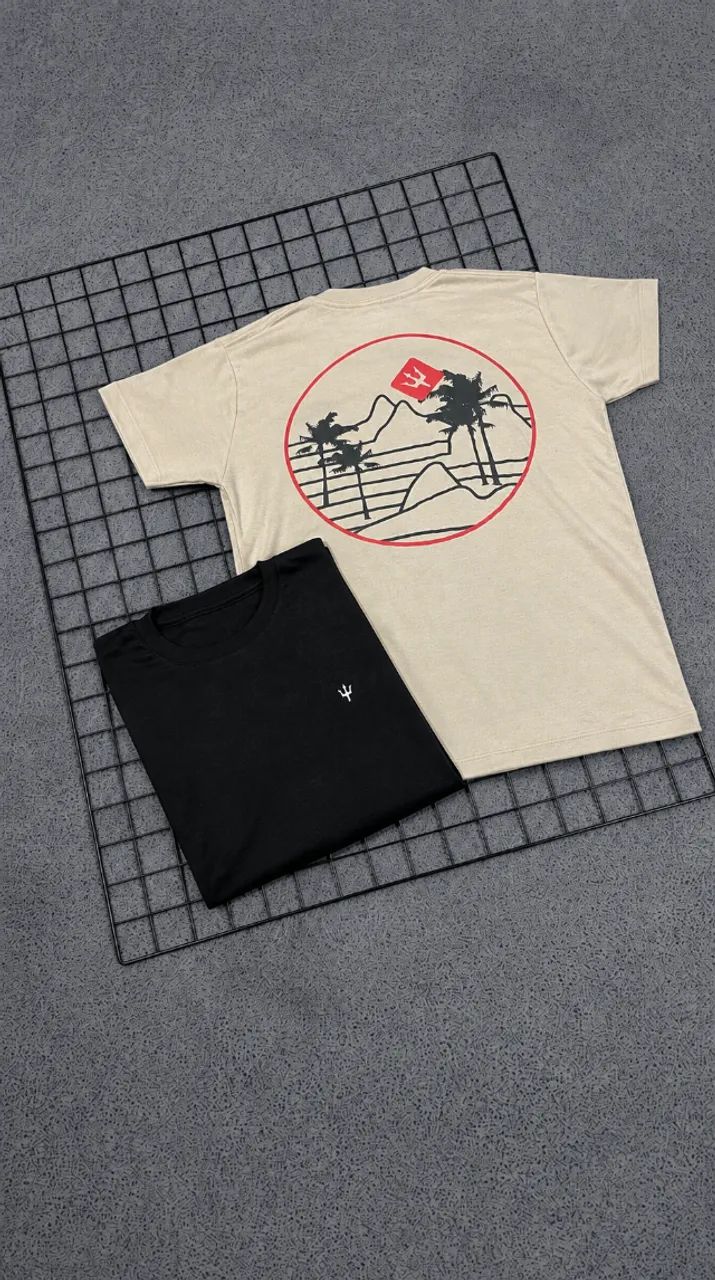 CAMISA OSKLEN MARROM e PRETA - Foto 2