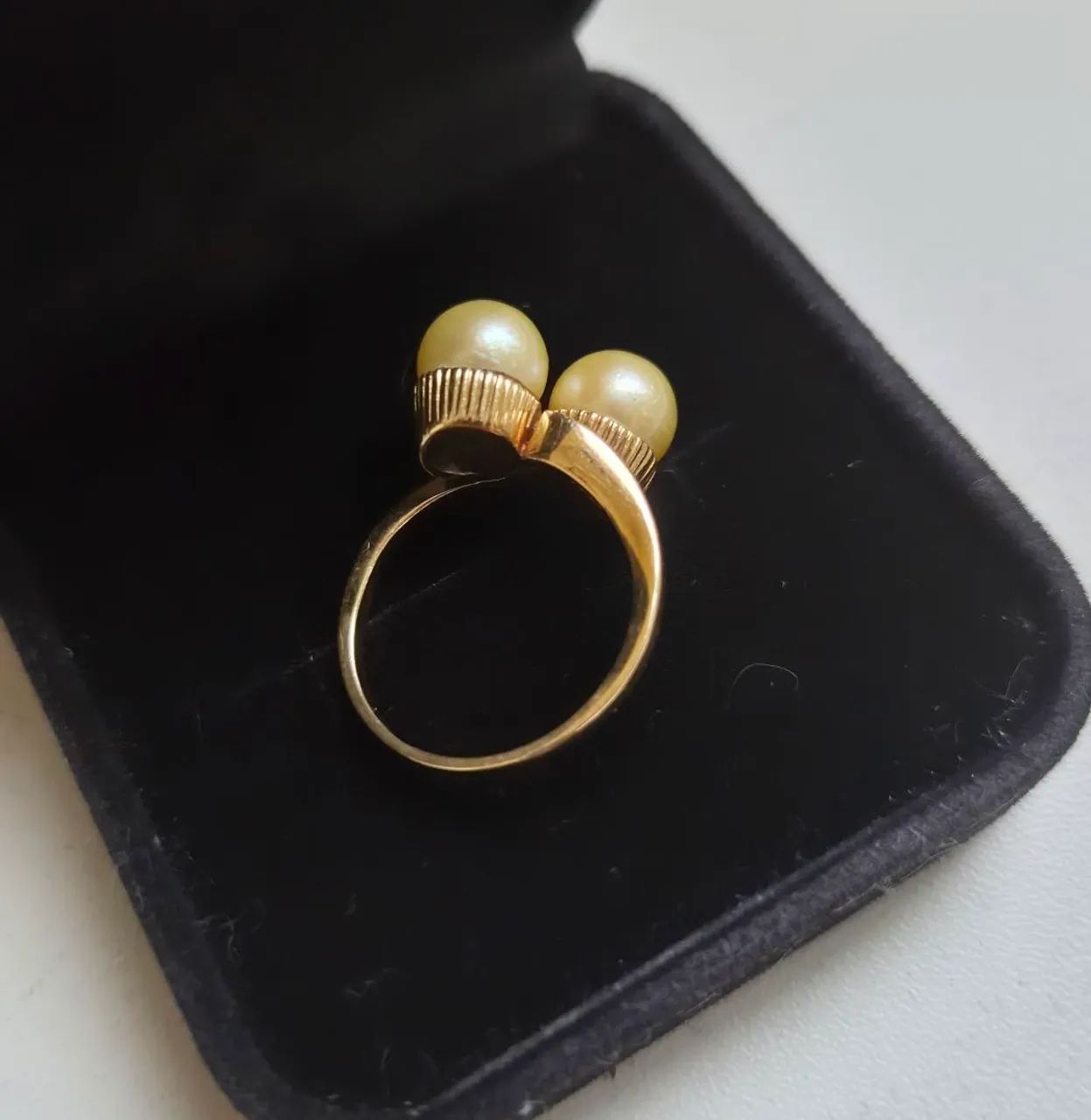Anel com Pérola Cultivada - Ouro 18k - Foto 2