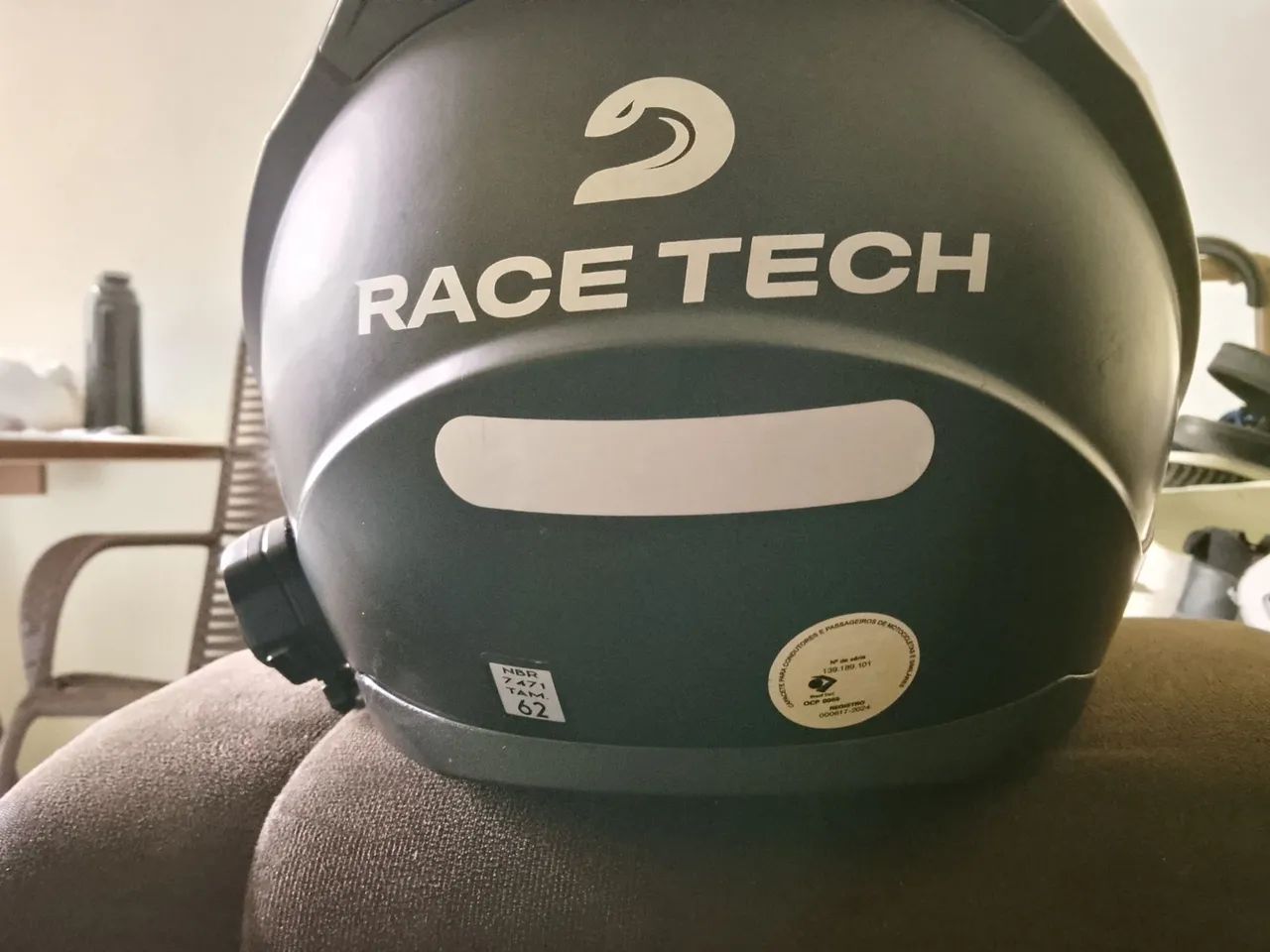 Vendo capacete Race tech - Foto 3