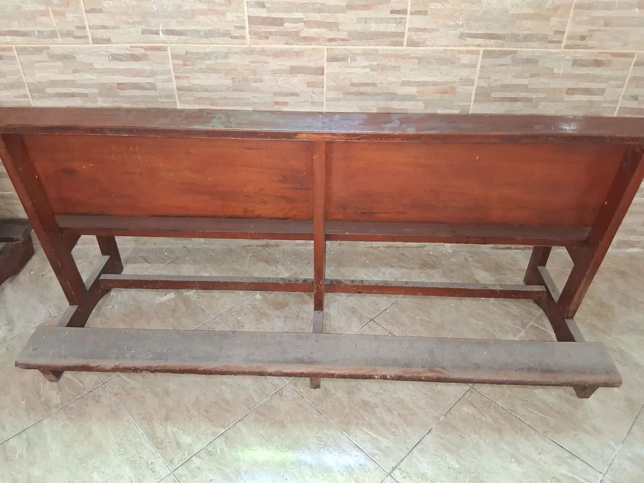 Banco de igreja madeira maciça  - Foto 2