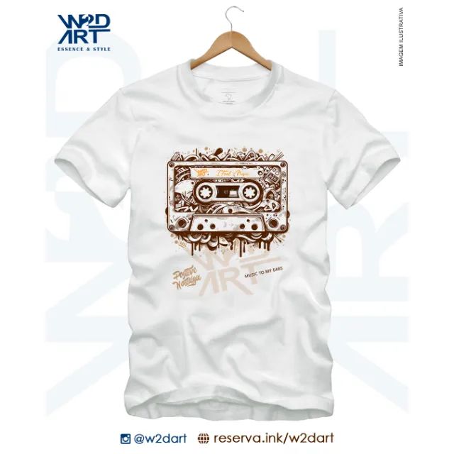 Camiseta de alta qualidade | Série FITAS - Foto 4