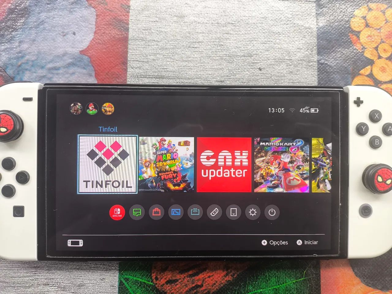 Nintendo swich OLED desbloqueado 128GB - Foto 4