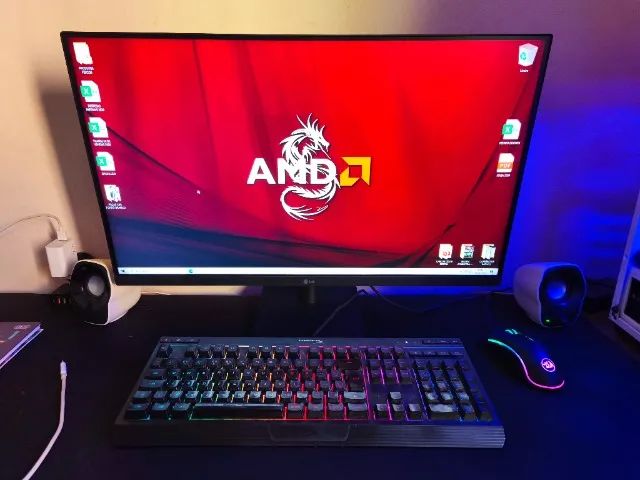 Monitor Gamer 27 Polegadas LG Full HD Free Sync 75 Hz Modelo 27MP400 Semi Novo + Caixa - Foto 4