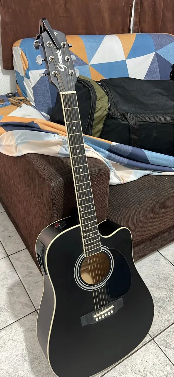 Violão gianni performance 100%eletrico  - Foto 3
