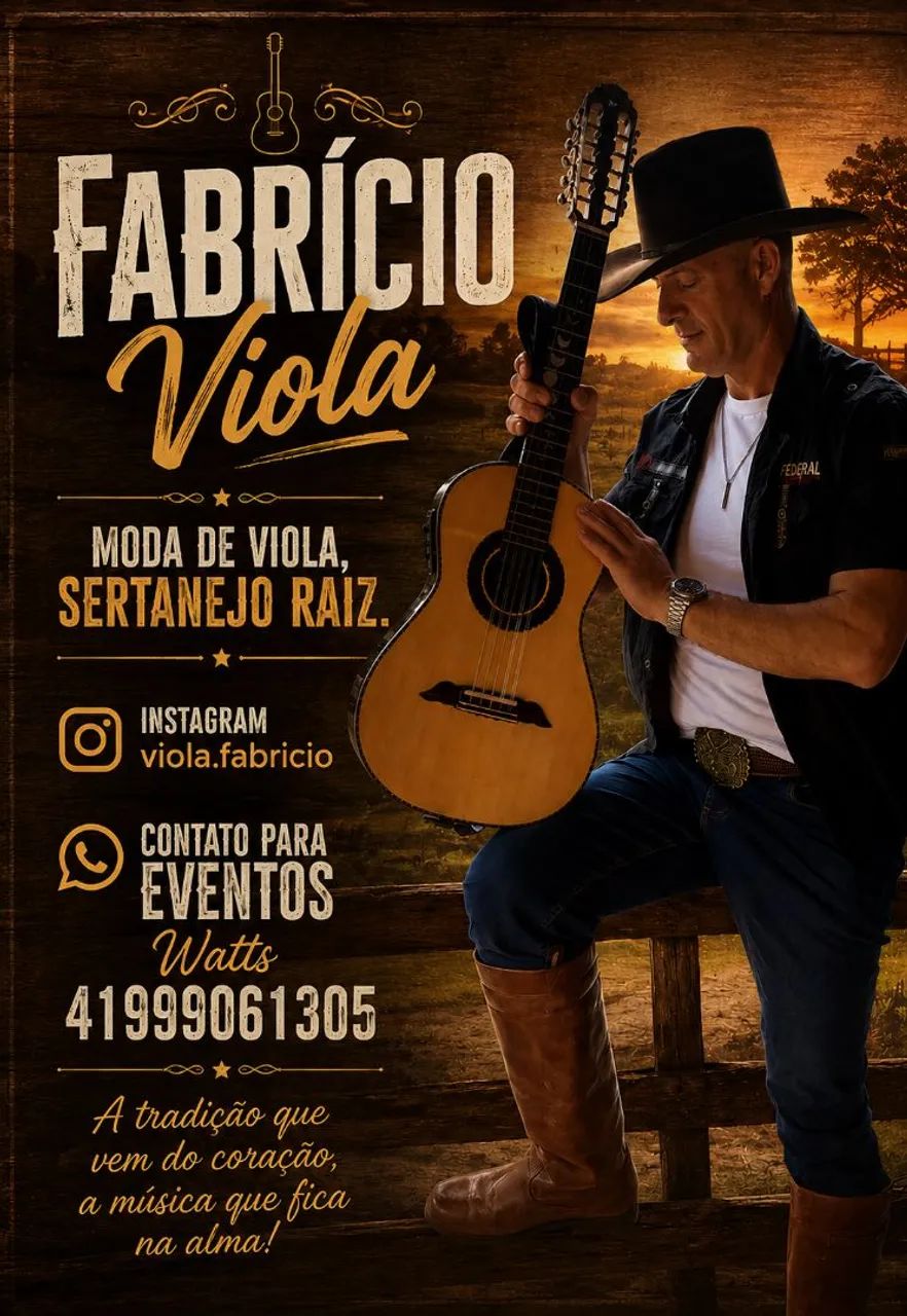 Cantor Sertanejo Violeiro