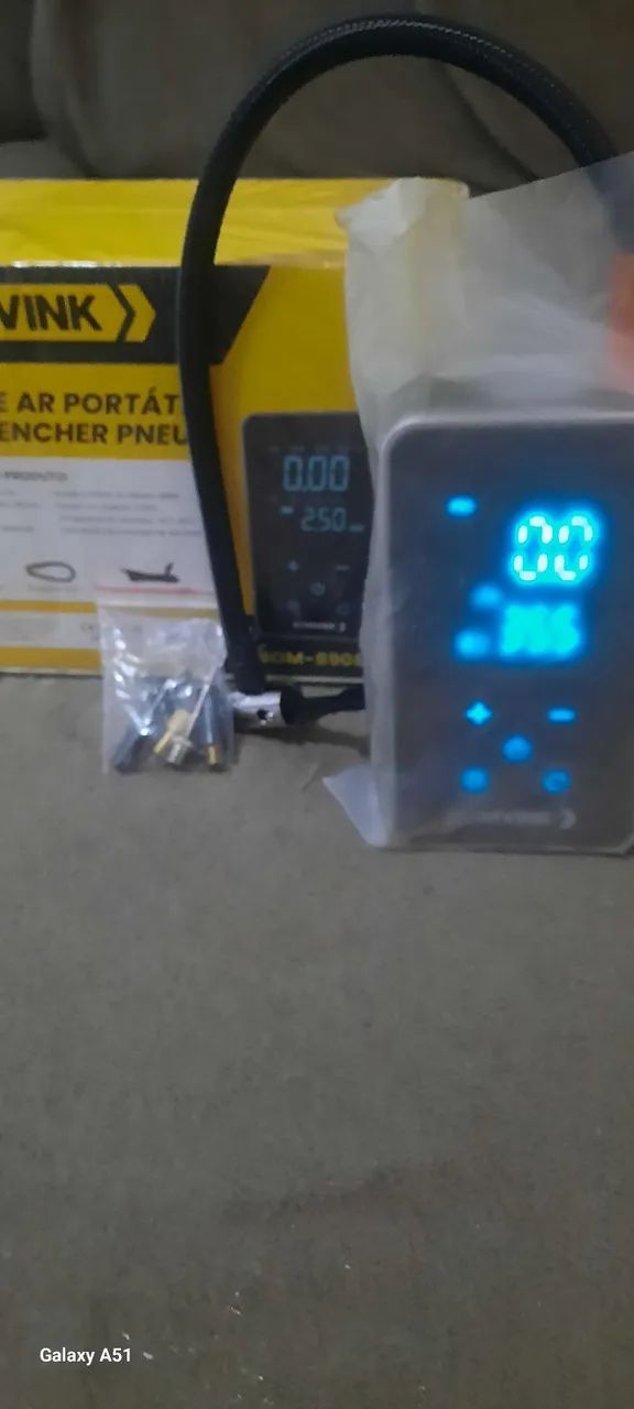 Bomba digital nova na caixa 