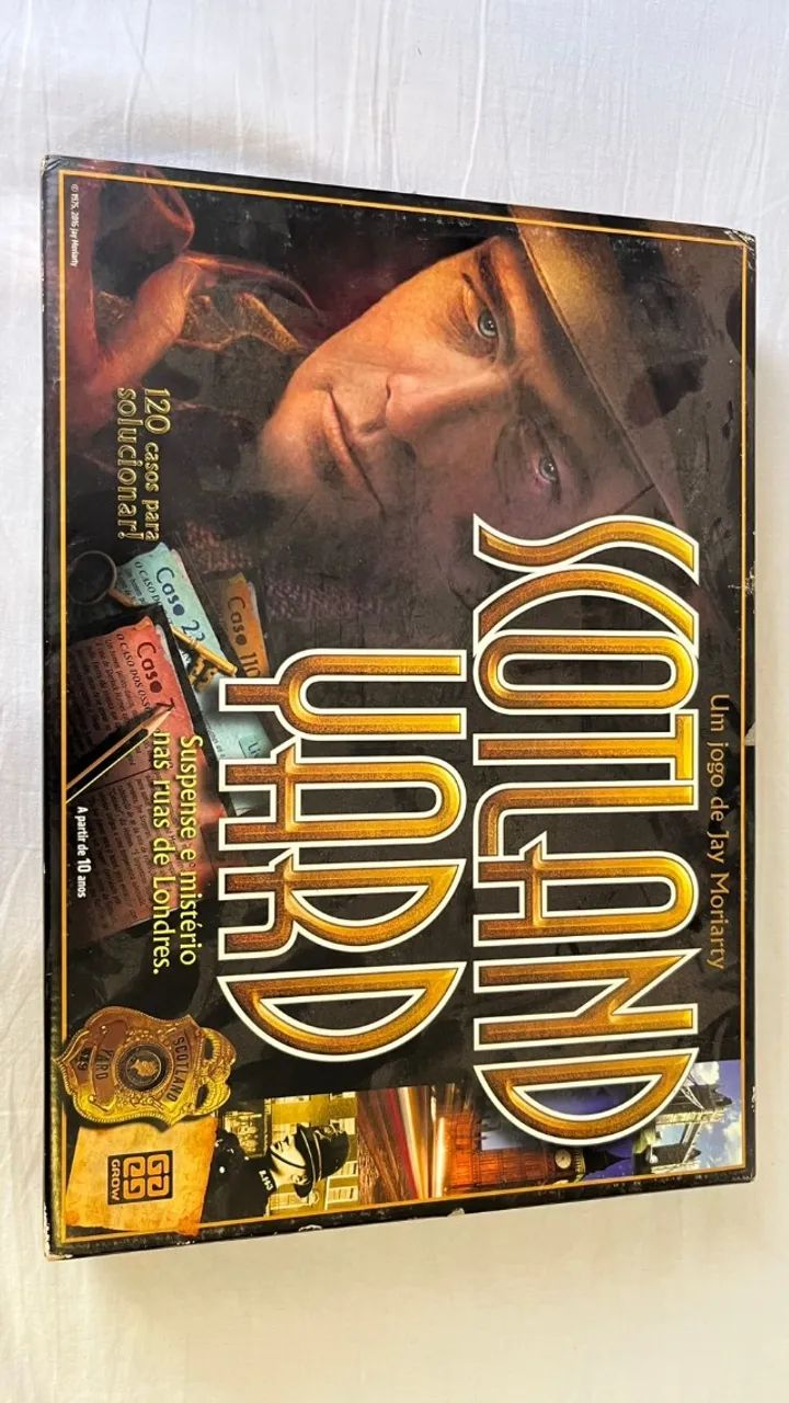 Jogo de tabuleiro Scoland Yard - Jogo do Sherlock Holmes