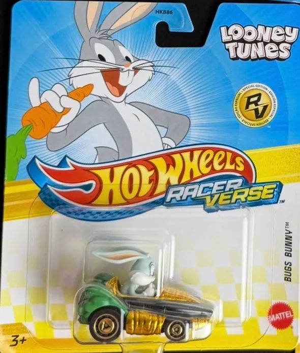 Hot Wheels Racer Verse - Chase | Pernalonga Bugs Bunny dourado