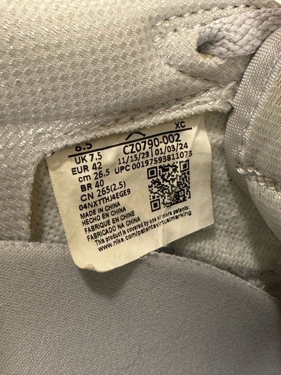 Air Jordan 1 low silver - Foto 4