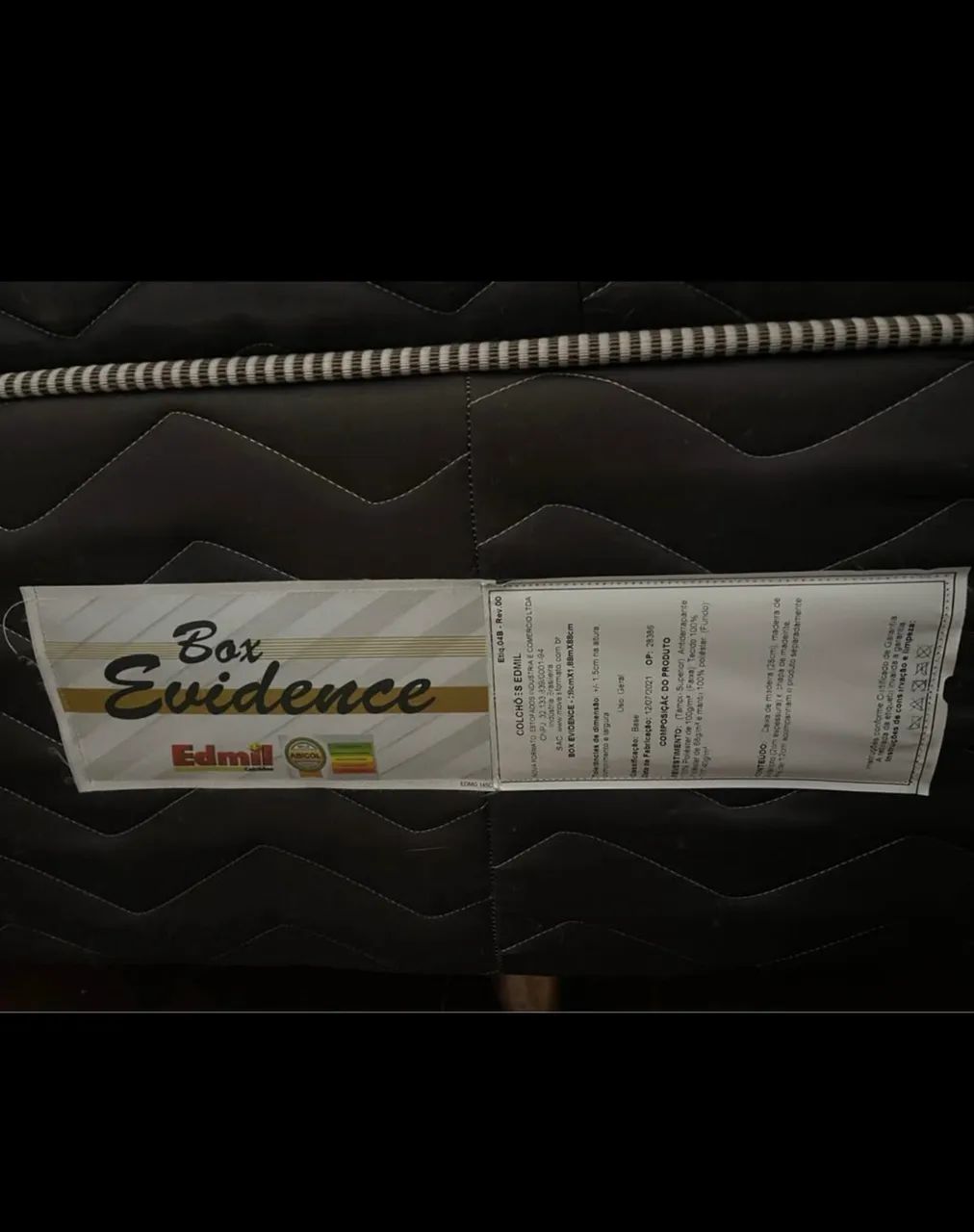 Cama Box + Colchão Solteiro Edmil Evidence (Molas Ensacadas) - Foto 4