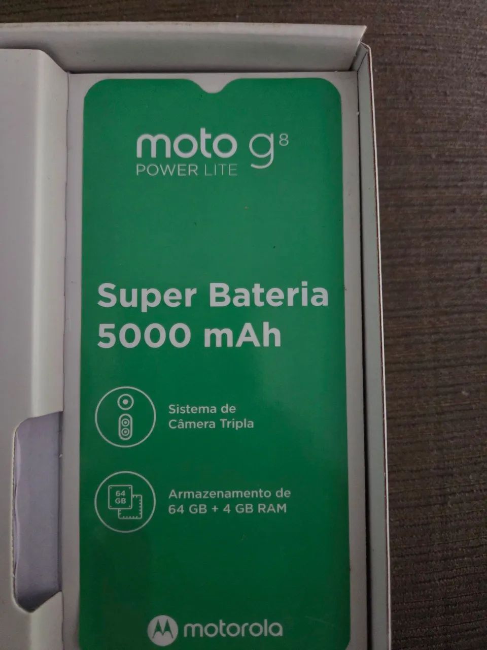 Celular Moto G8 Power Lite da Motorola com caixa   - Foto 3