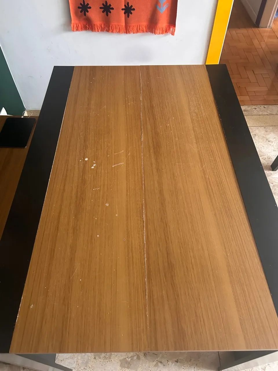 Mesa de Sala/Jardim Mobly cor Mel e Preto - Foto 3