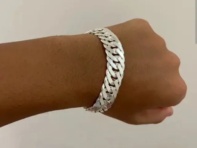 Pulseira de prata  - Foto 2