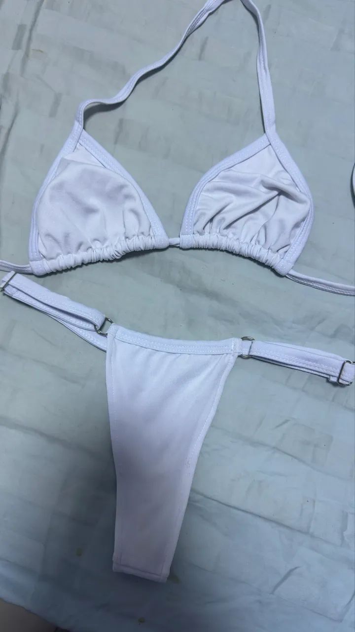 Biquíni de marquinha branco