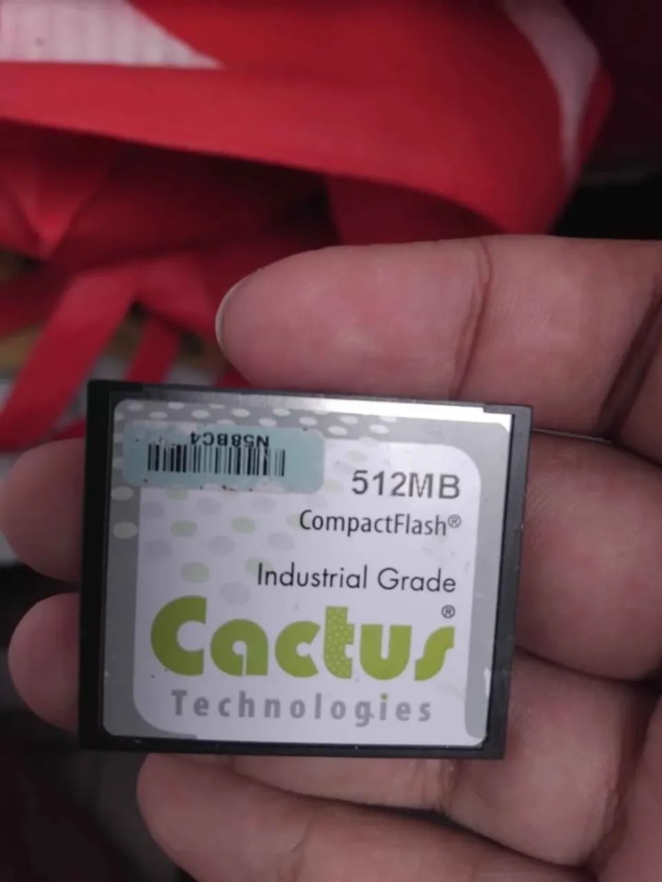 Cartão Compact Flash Cactus 512MB