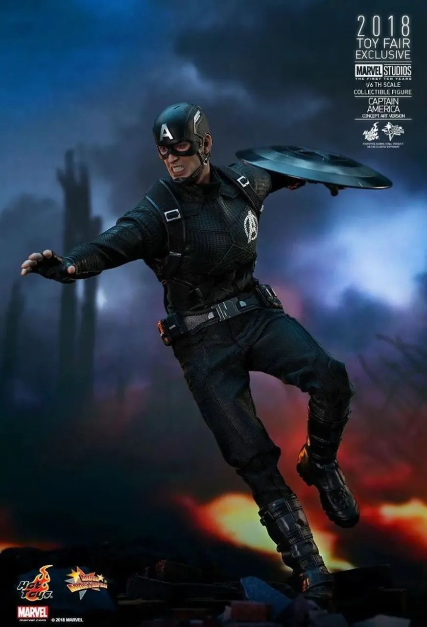 Capitão América Concept Art Version Hot Toys - Marvel Studio - Foto 3