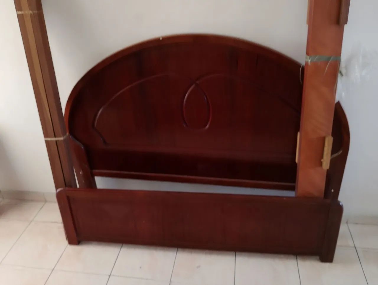 Cama de casal madeira  - Foto 3