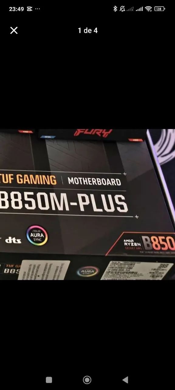 Kit Asus TUF B850 M + 7800X3D  - Foto 3
